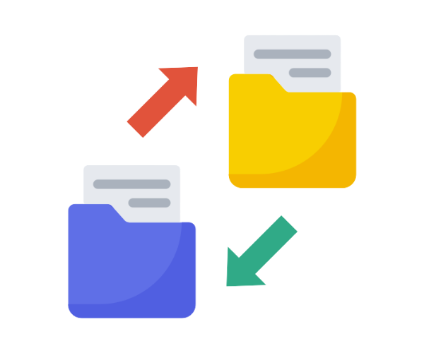 File transfer process illustration