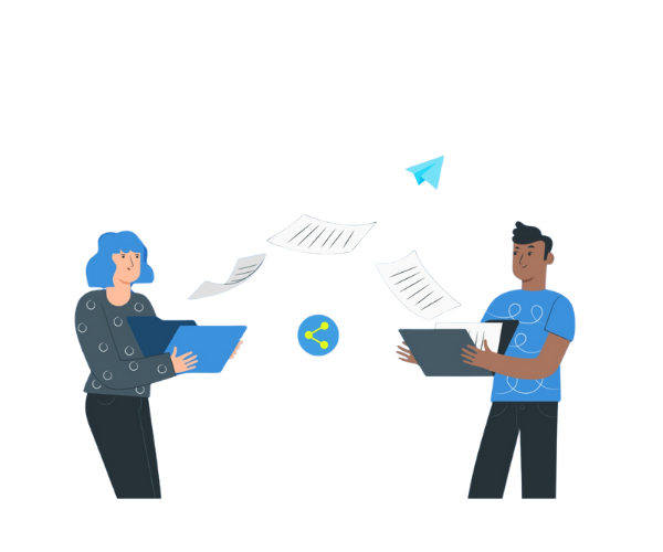 File transfer process illustration