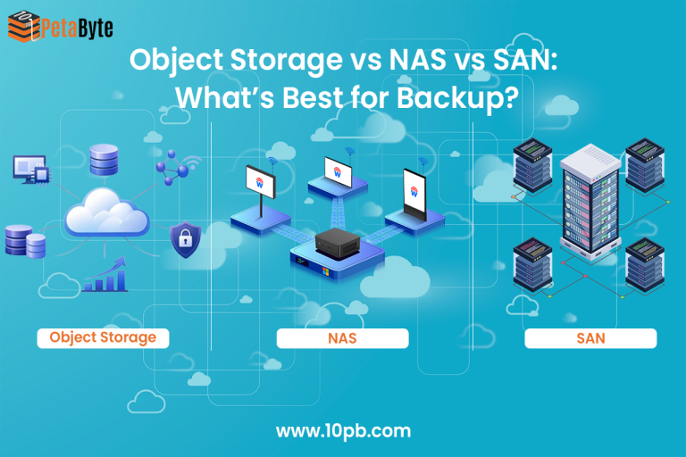 Object Storage vs NAS vs SAN What’s Best for Backup