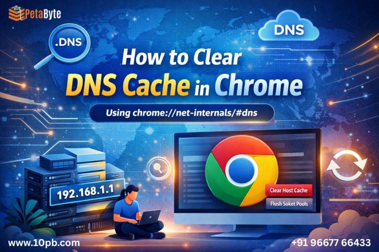 chrome://net-internals/#dns - Clear DNS Cache on Chrome